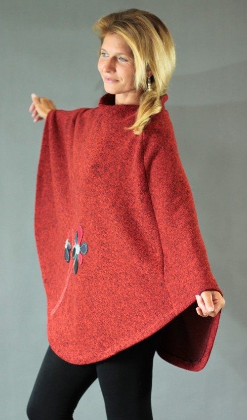 handgemachte Mode – LaJuPe - Poncho Damen